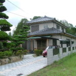 茶室がある2階建て住宅